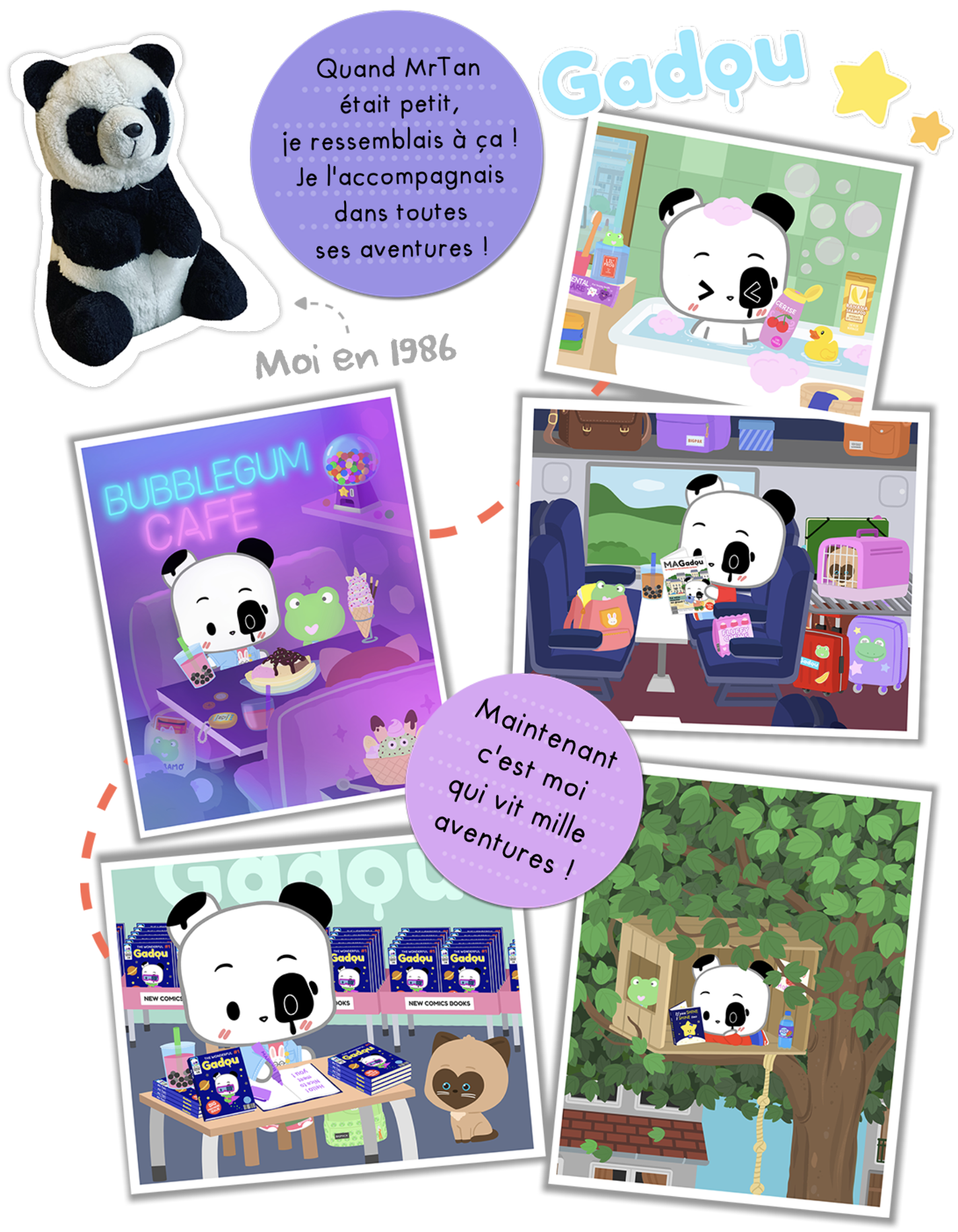 Histoire du Panda Gadou par Mr Tan